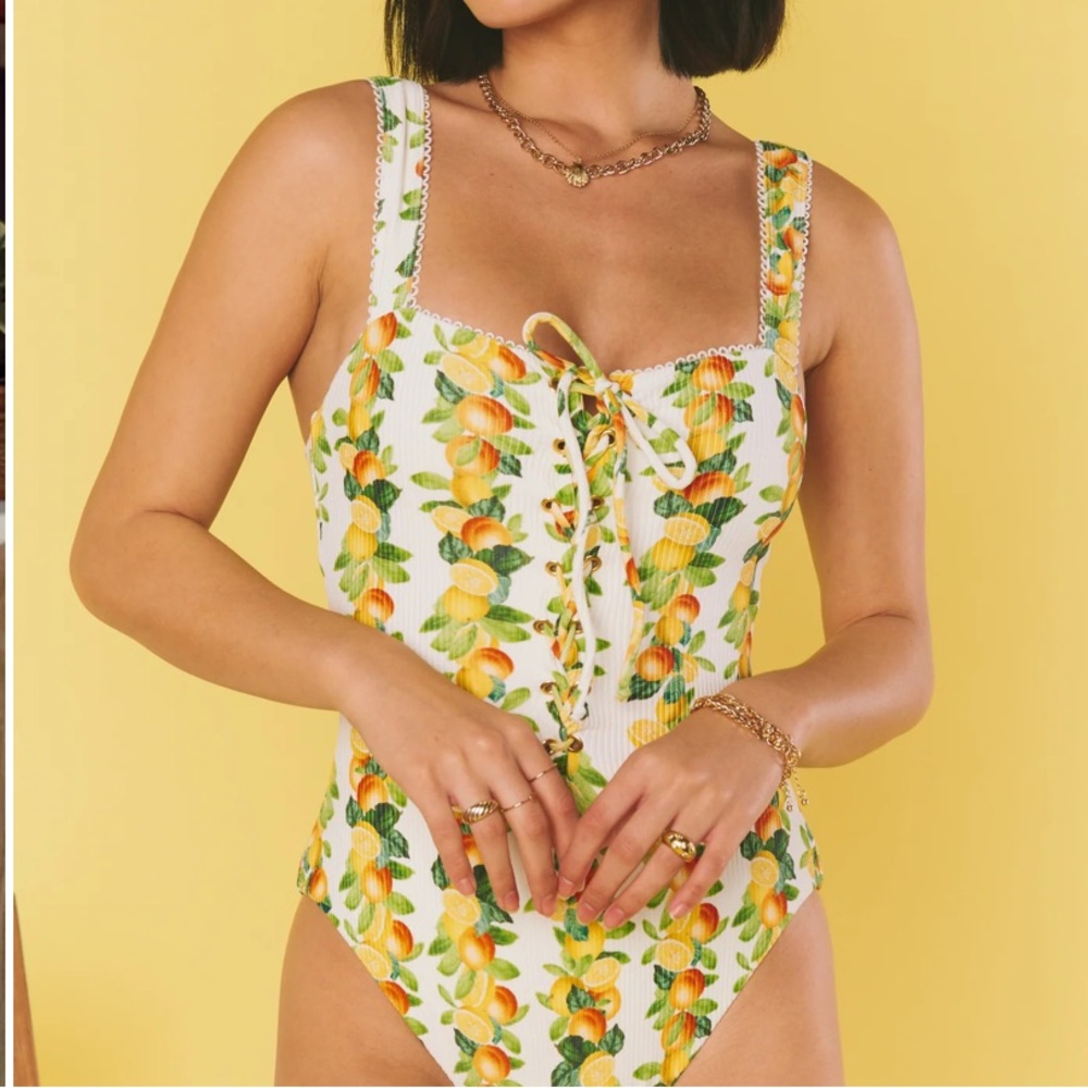 Show Me Your Mumu Citrus One Piece Bathing Suit